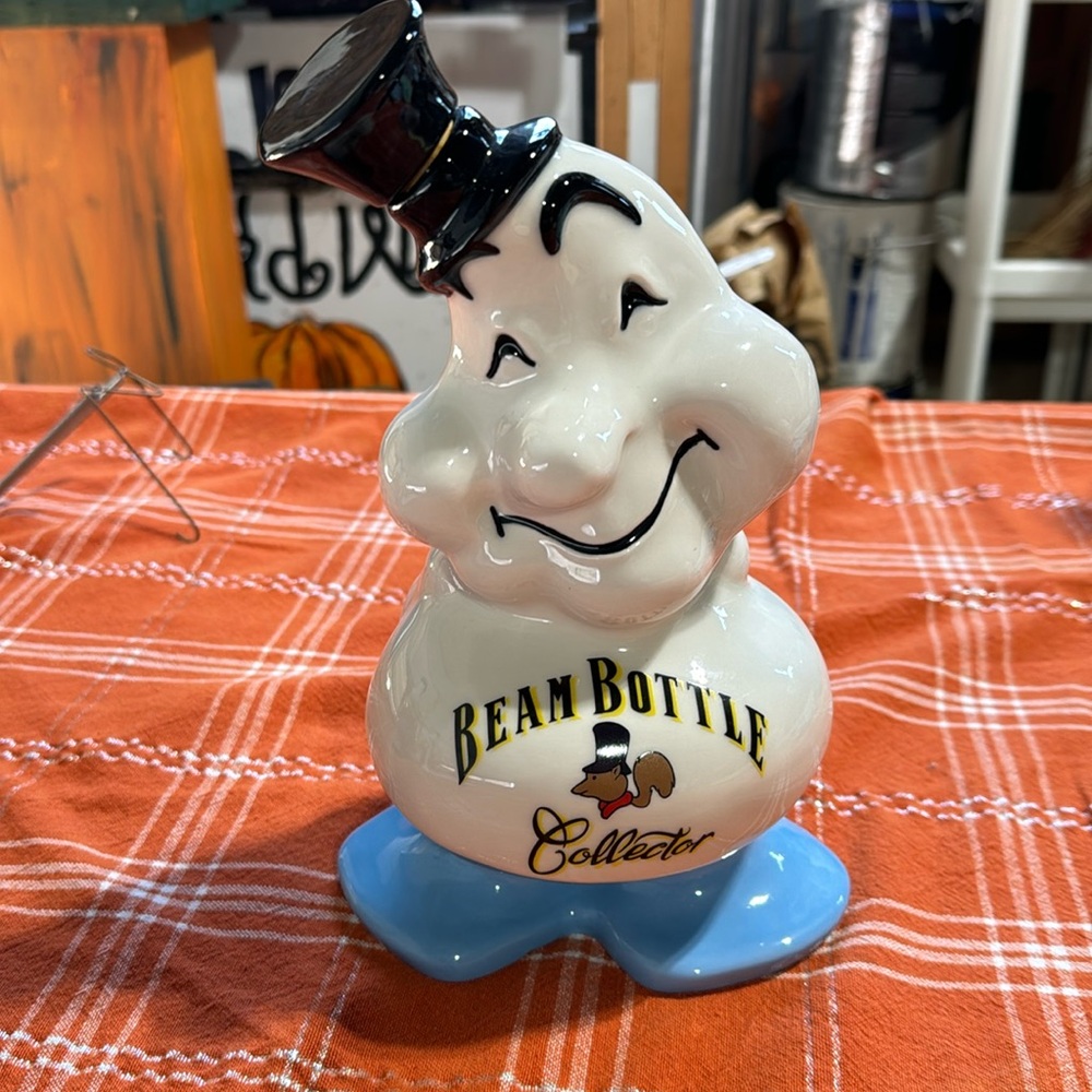 Vintage Jim Beam decanter happy guys series